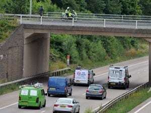 Fuel protests on the M54 this week