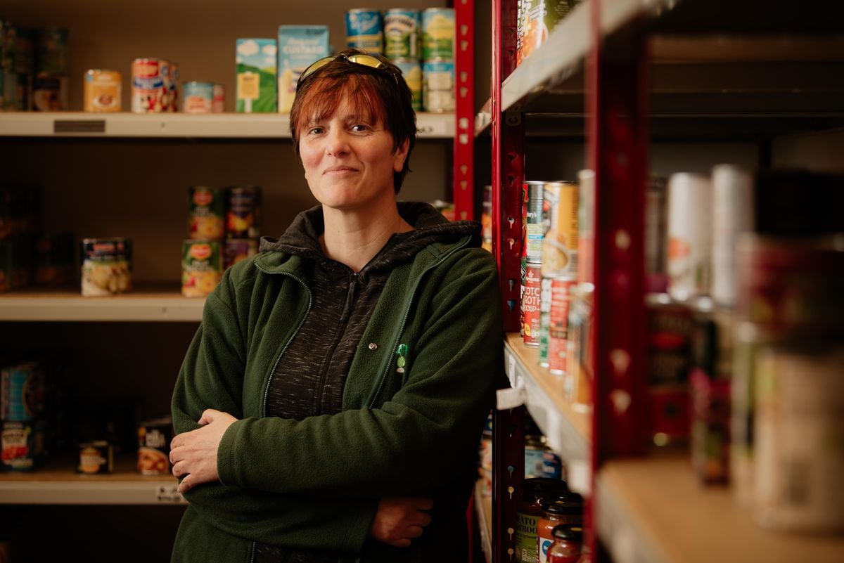 Liz Jermy, manager of Oswestry Food Bank