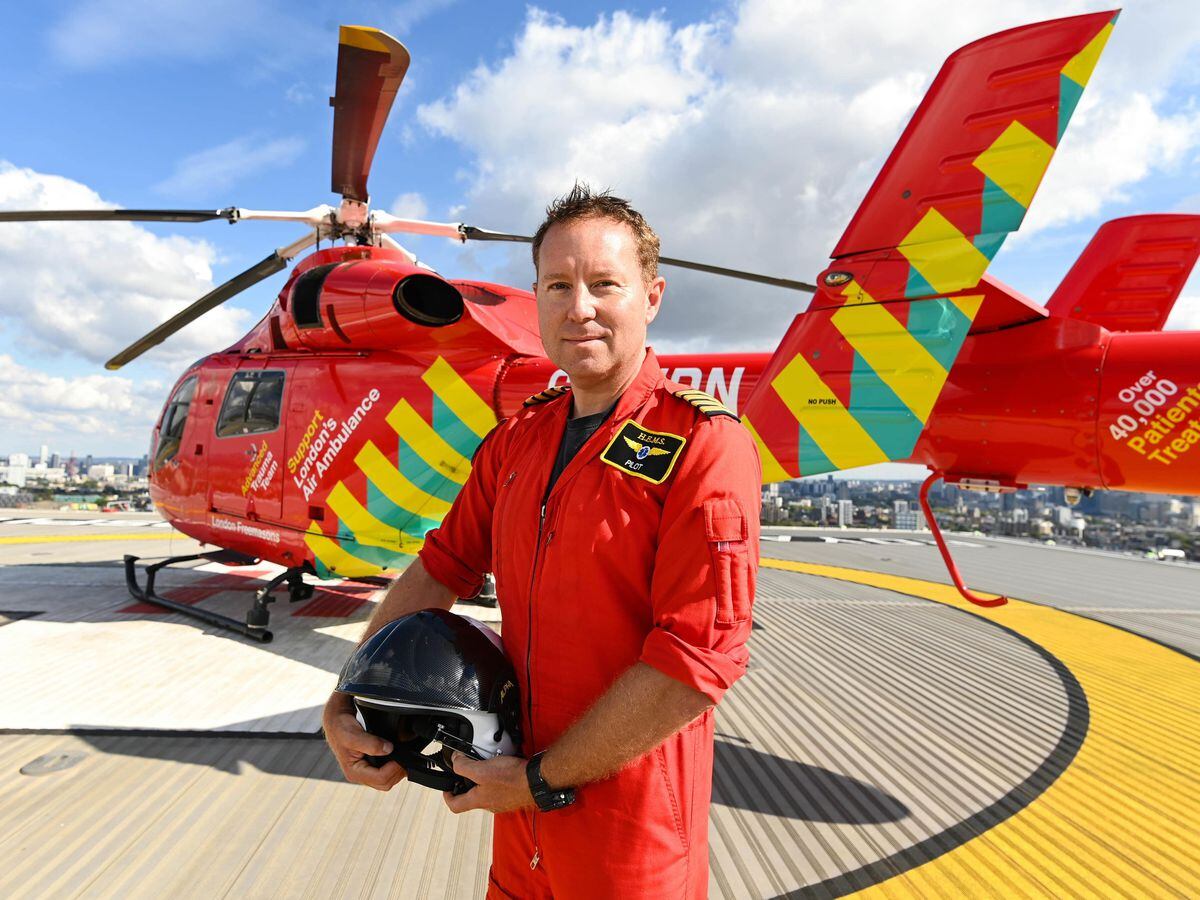 London Air Ambulance pilot Andy Thompson