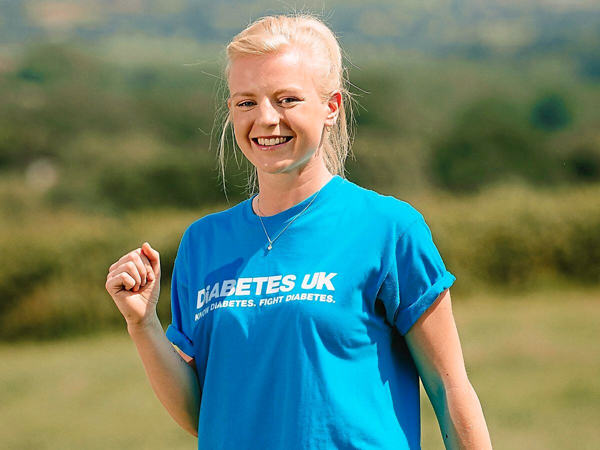 Laura Yates is taking part in a fundraiser to raise money and awareness of type 1 diabetes