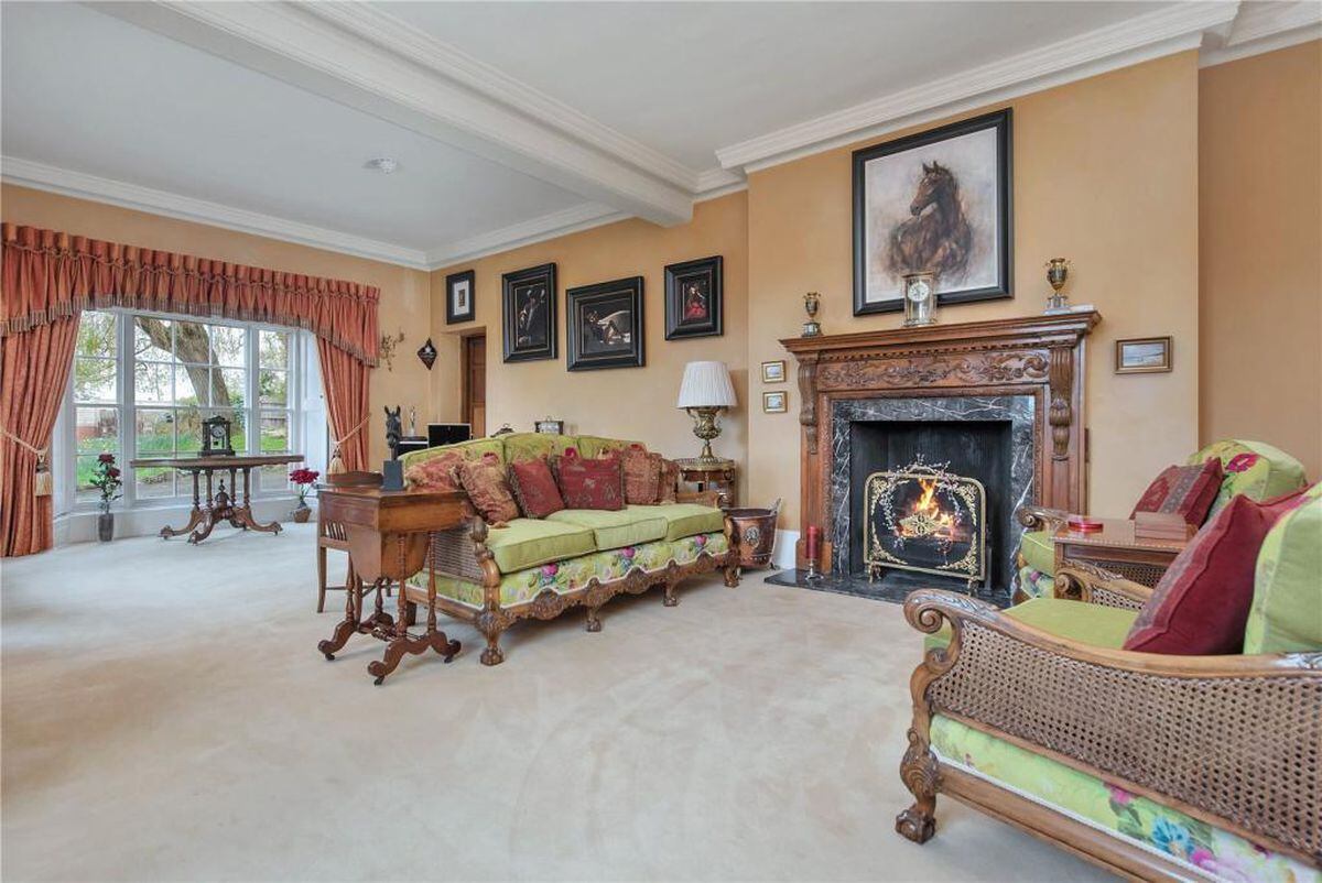 The living room is a plush, roomy and comfortable area. Photo: Rightmove/Fisher German, Worcester