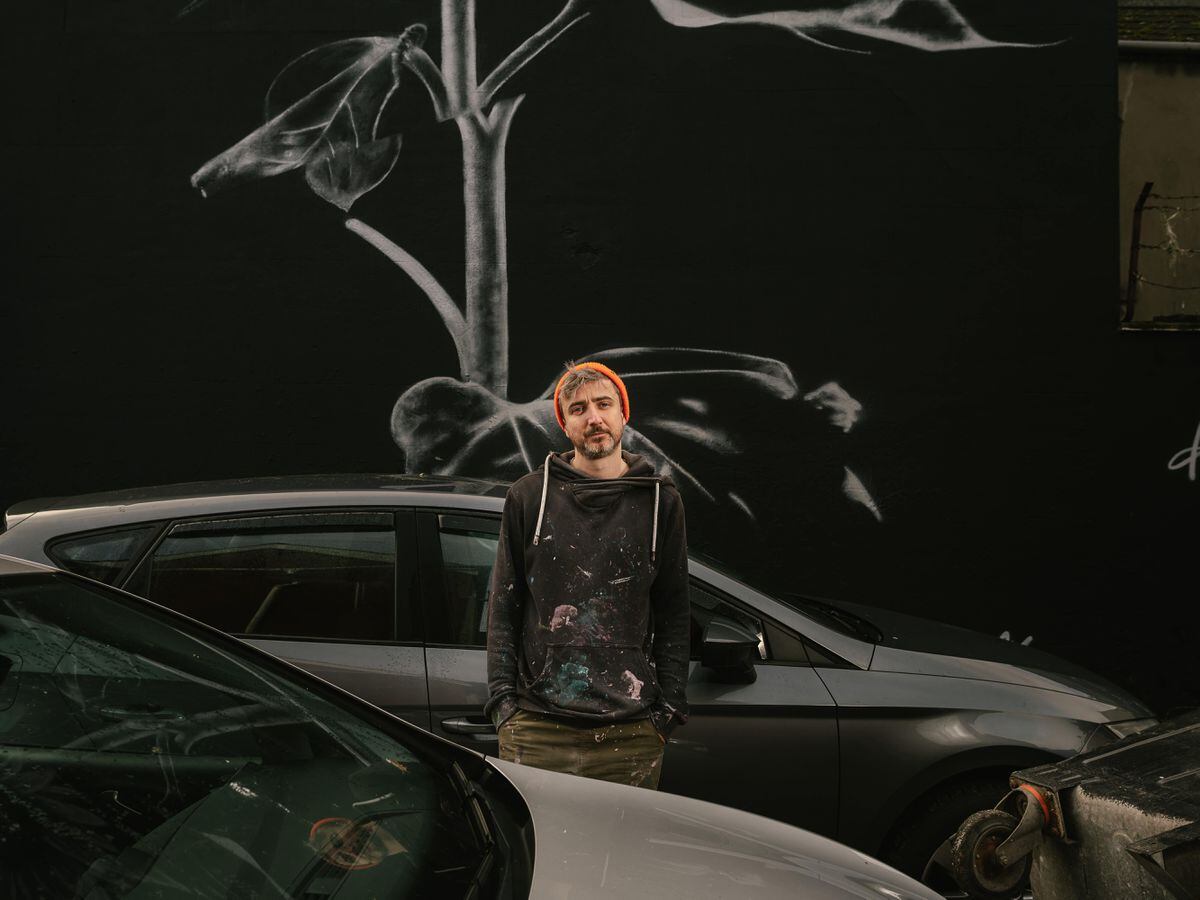 Belfast-based artist wins acclaim for mural in tribute to displaced Ukrainians