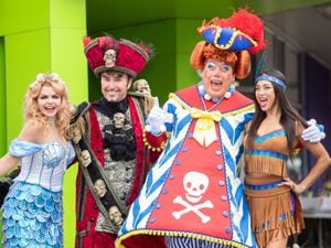 The cast of Telford Theatre's 2023 production of Treasure Island