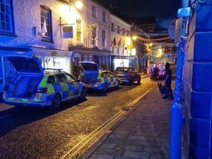 Police attended the incident at High Street in Ellesmere.