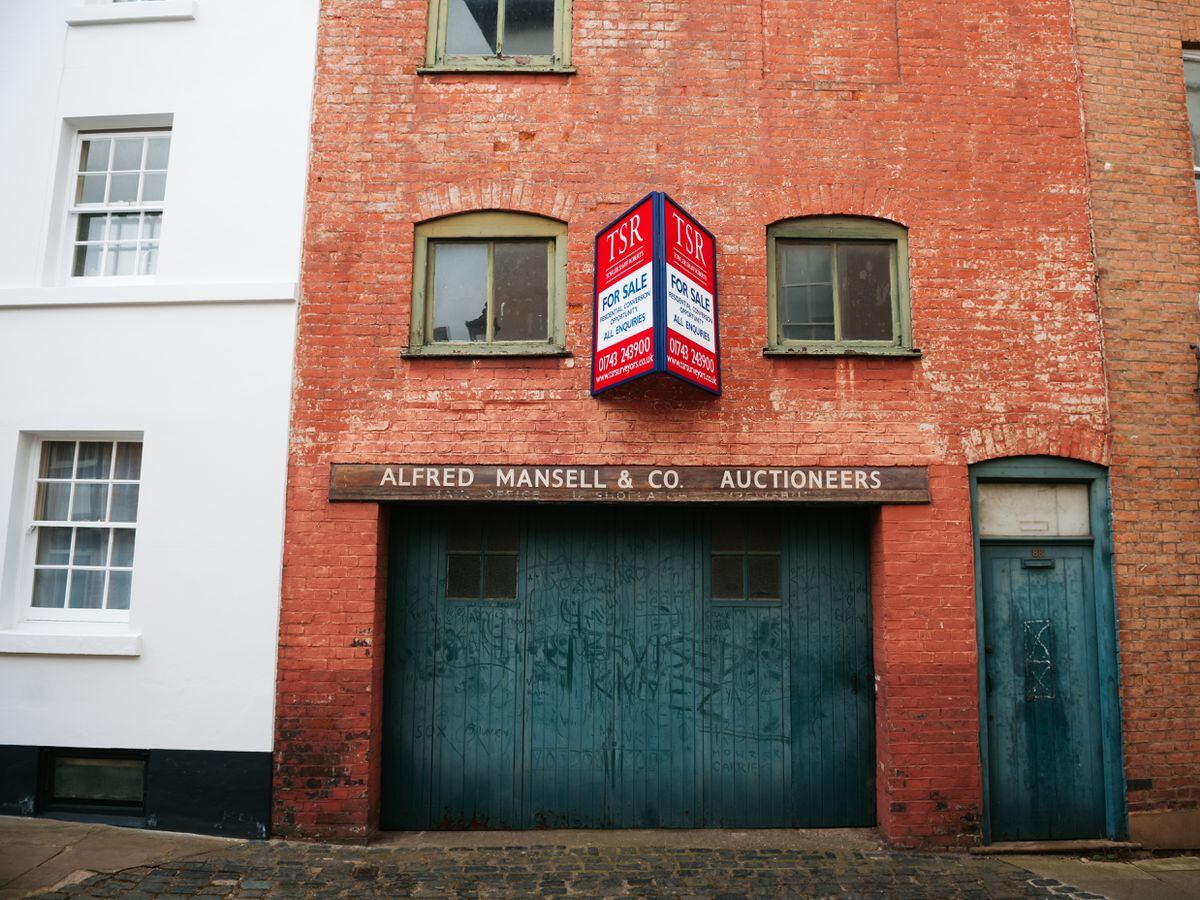 The former coach house, once home to Alfred Mansell & Co Auctioneers, is now up for sale