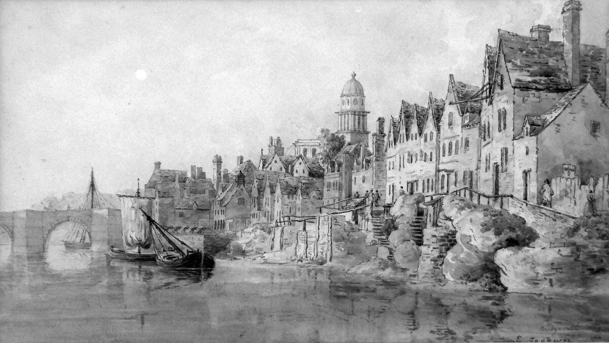 The Riverside by Edward Goodwin, dating from 1806. 
