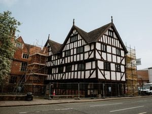 Historic Rowley's House in Shrewsbury