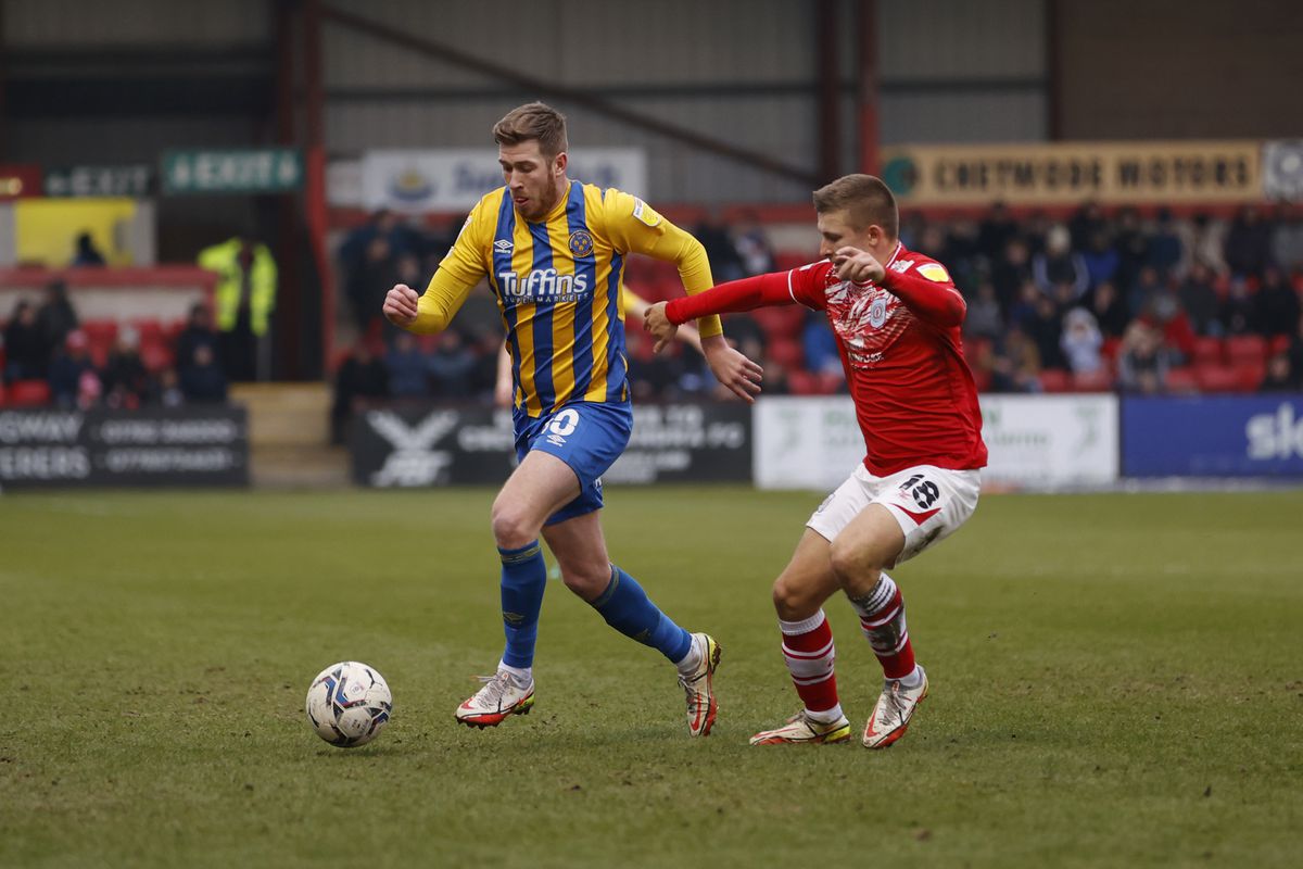 Josh Vela impressed for Town again but the visitors were just unable to reward their large following at Crewe (AMA)