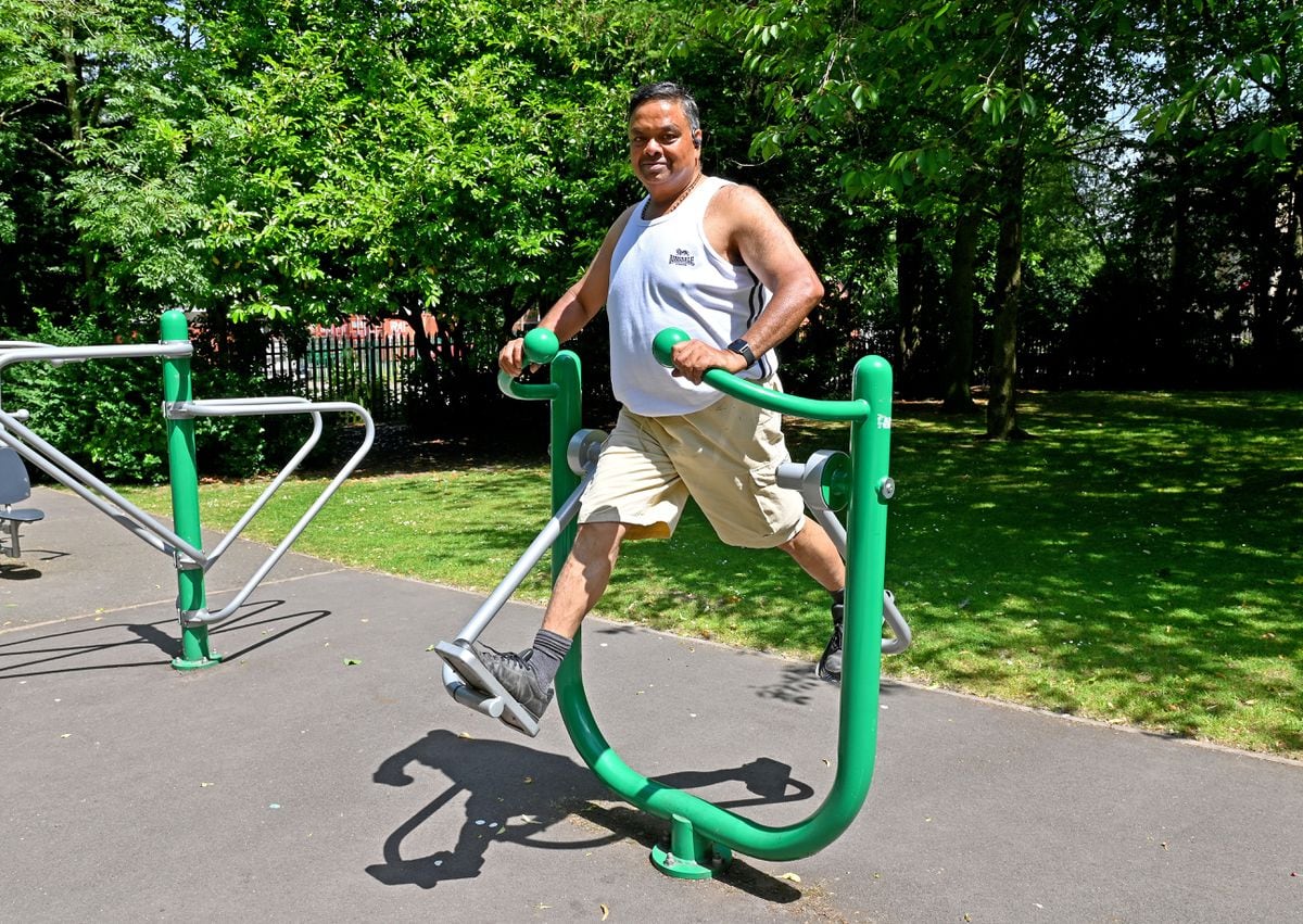 Dilip Bodalikar enjoys exercising in the heat