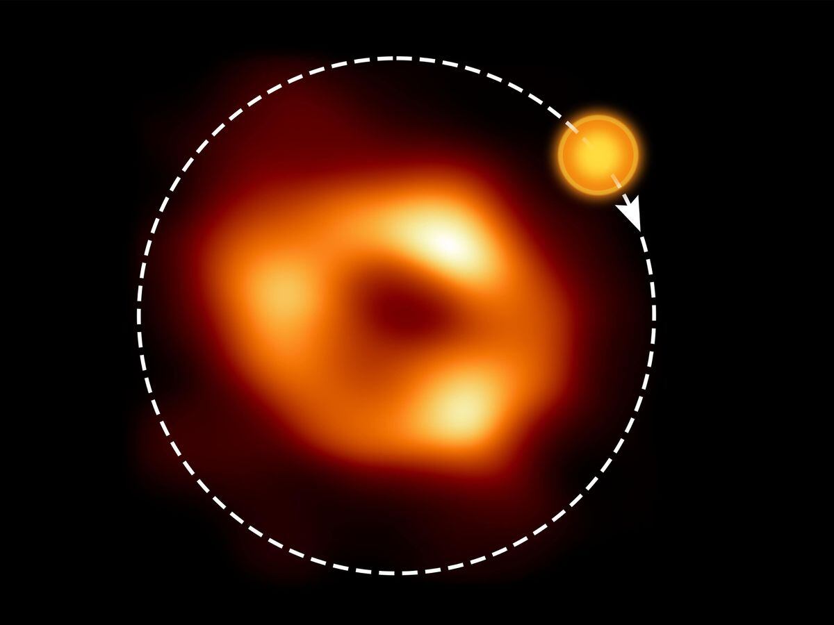 Still image of the supermassive black hole Sagittarius A*