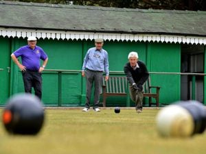 Members at Much Wenlock Bowling Club