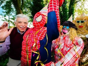 Mike Coope following the last Scarecrow Festival in Pattingham