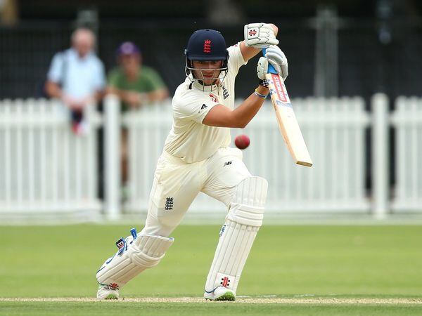 Joe Clarke playing for England Lions in 2017