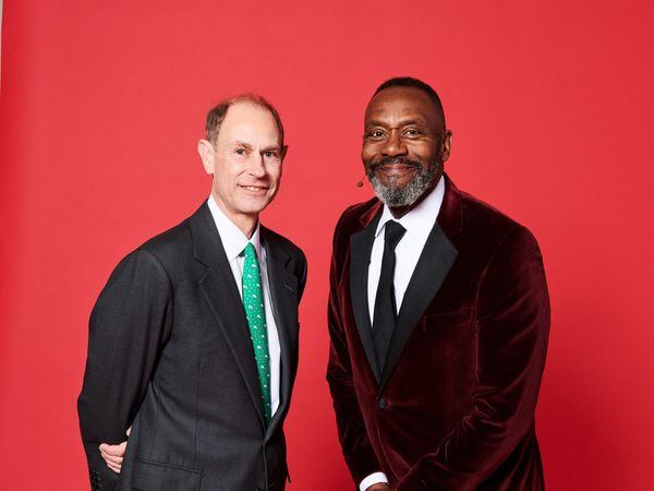The Earl of Wessex and Sir Lenny Henry