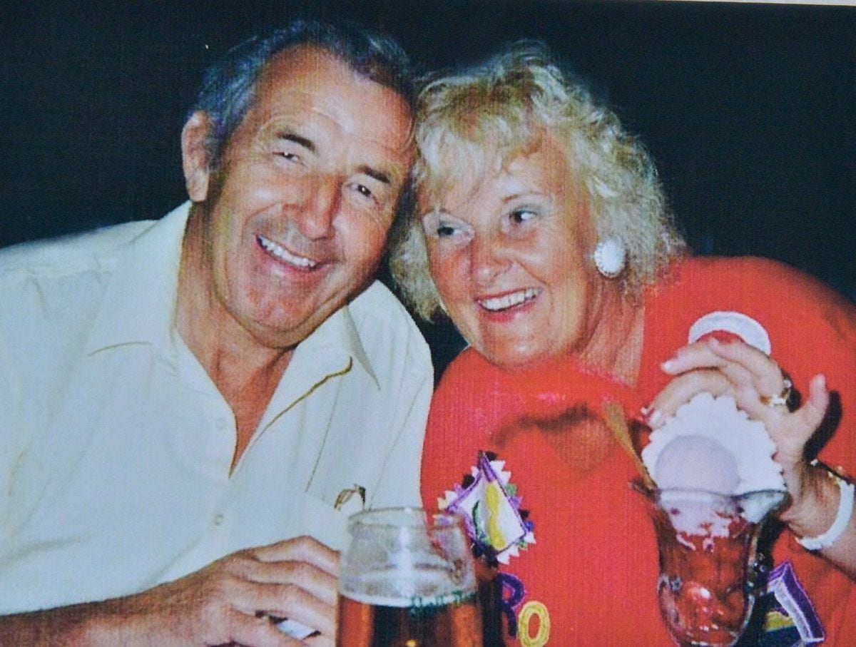 Geoff with his wife Molly Rushworth