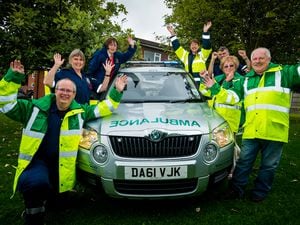 Ashley and Loggerheads Community First Responders back in 2015  