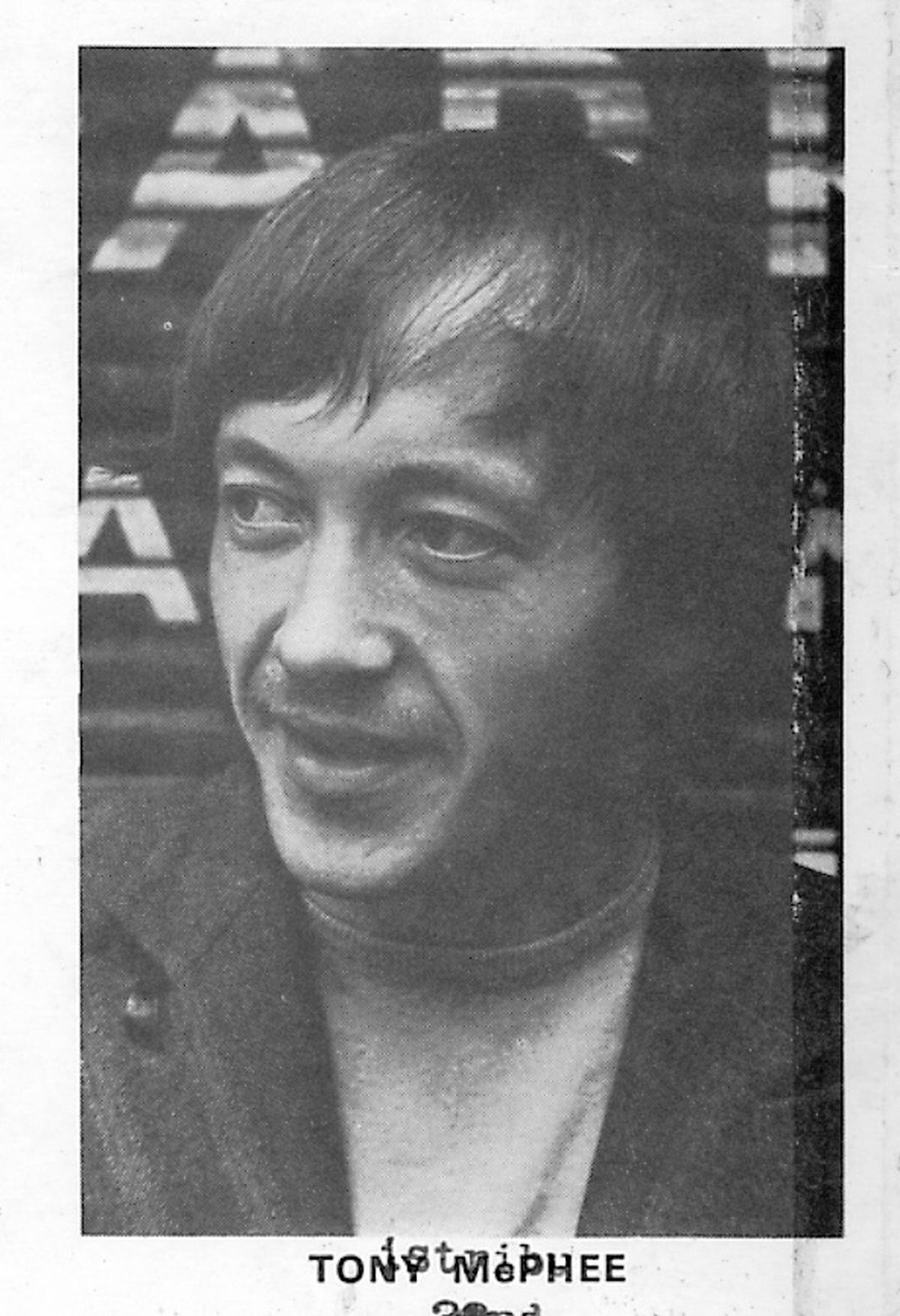 Tony Mcphee in 1968
