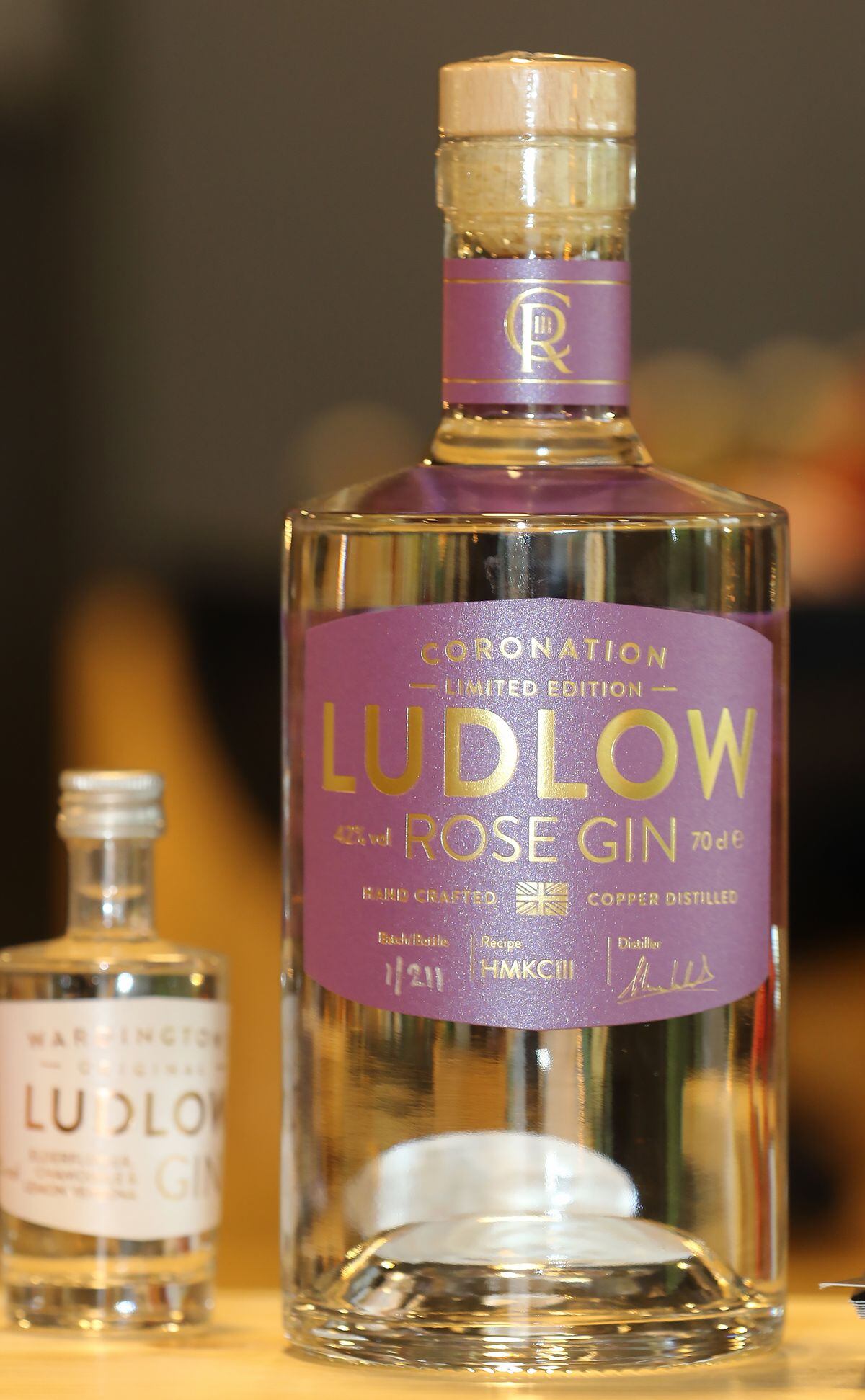 Ludlow Distillery's Coronation Limited Edition Rose Gin
