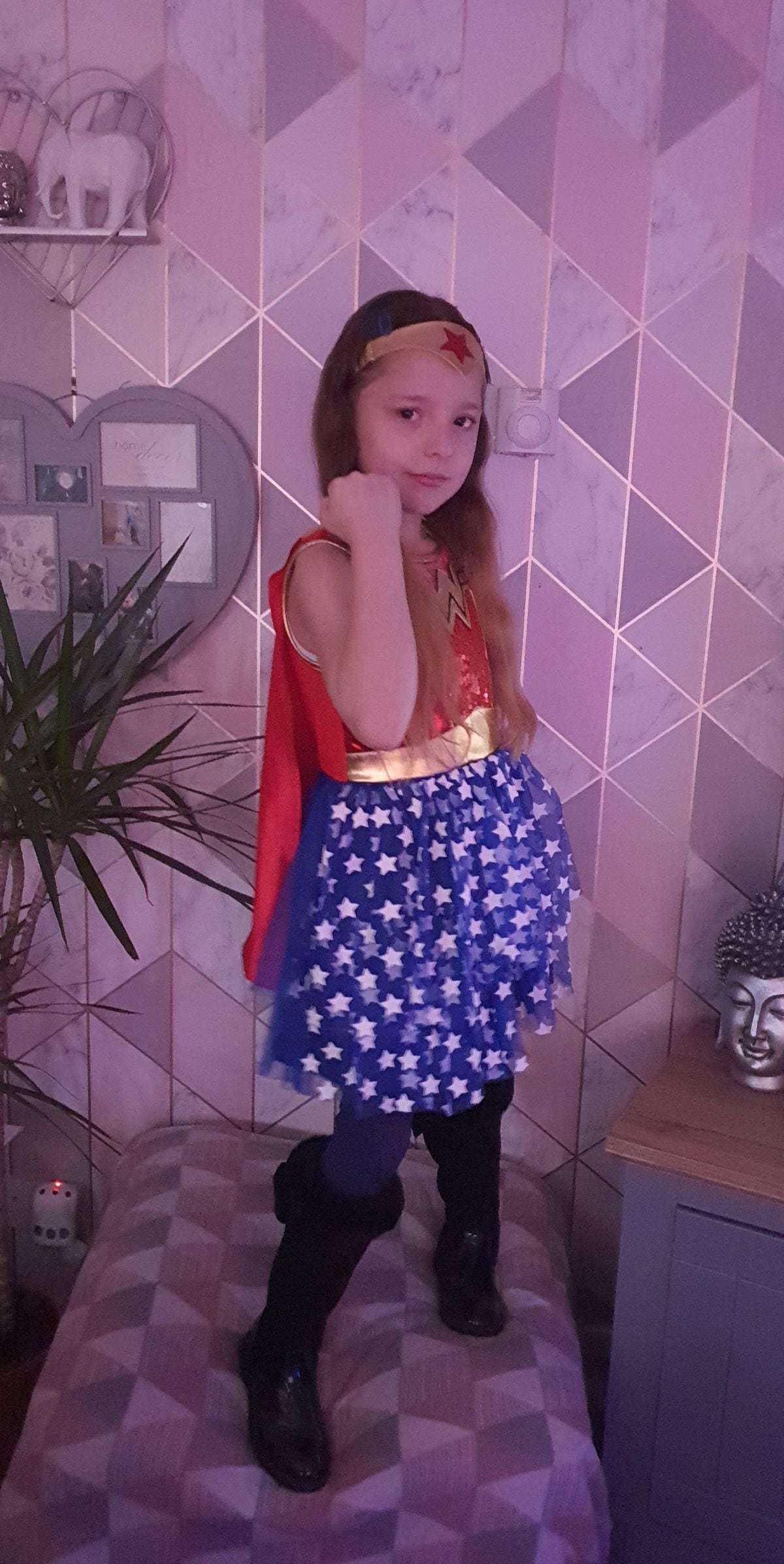 Tilly Jo, aged 9 as Wonder Woman