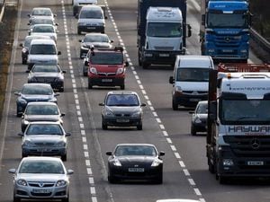 A crash on M6 is causing 30 minute delays