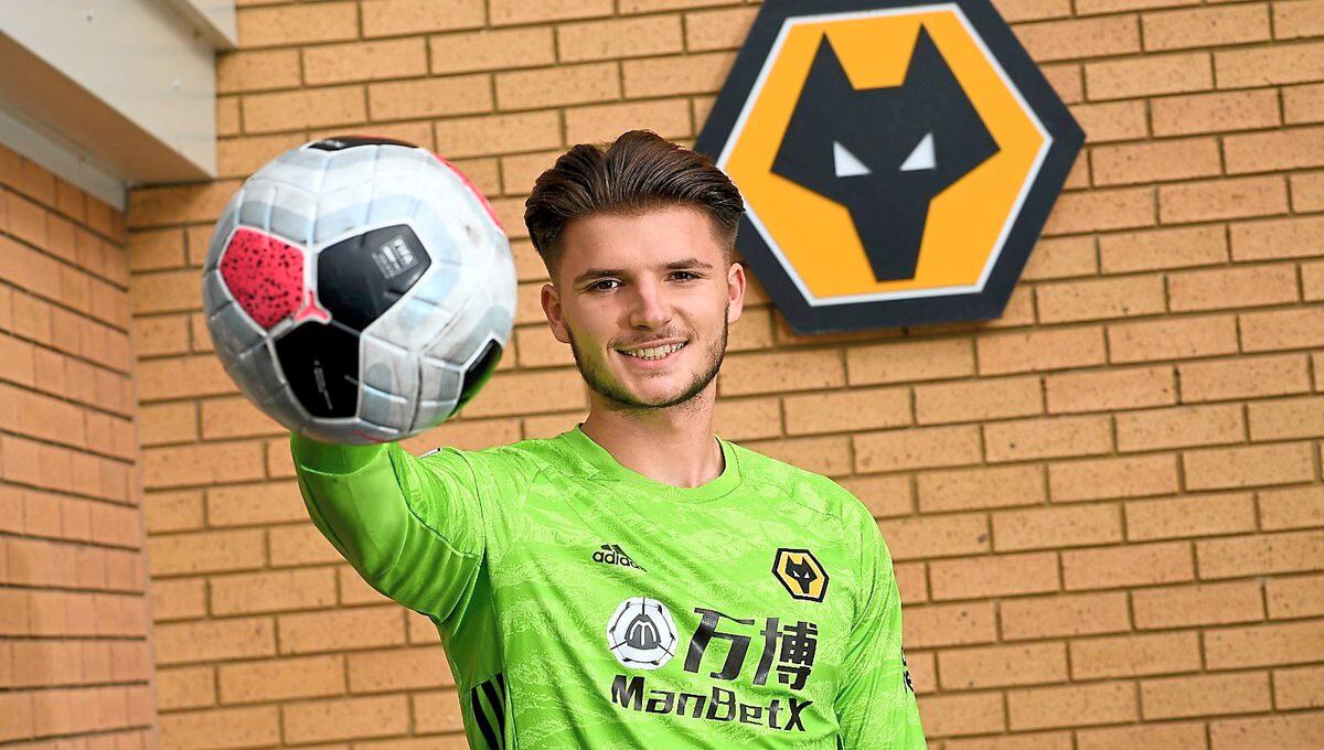 New Wolves summer signing Matija Sarkic has joined Town on loan for the 2020/21 League One season (Photo credit: Wolves)