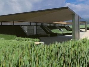 An artist's impression of what the crematorium could look like.