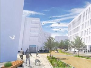 An artists impression of the Station Quarter development. Picture: Telford & Wrekin Council