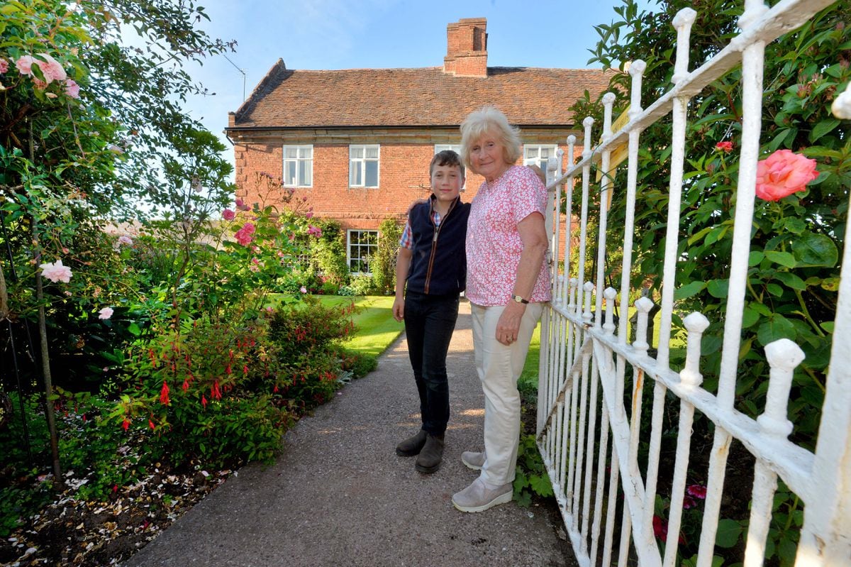 Sambrook Manor is opening to visitors this weekend. Owner Eileen Mitchell with grandson Archie Mitchell aged 12