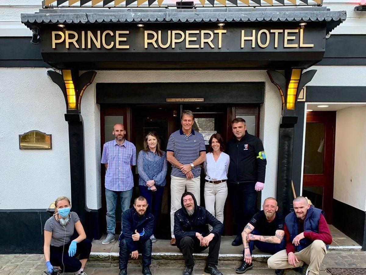 The Prince Rupert Hotel in Butcher Row has been providing shelter for the homeless