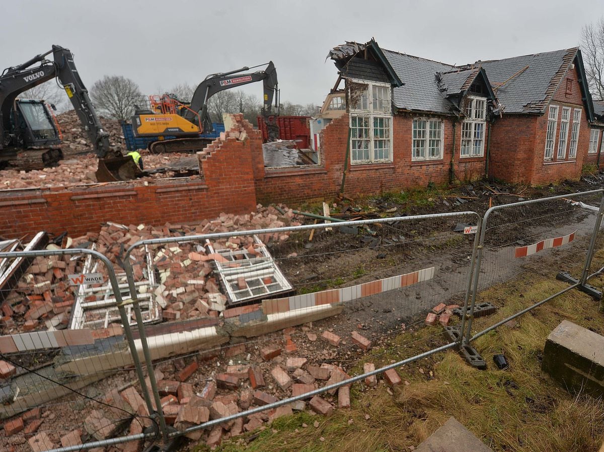Ifton Heath Primary School in St Martins is being demolished