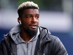 WEST BROMWICH, ENGLAND - APRIL 09: Cedric Kipre of West Bromwich Albion arrives for the Sky Bet Championship match between West Bromwich Albion and Stoke City at The Hawthorns on April 9, 2022 in West Bromwich, England. (Photo by Malcolm Couzens - WBA/West Bromwich Albion FC via Getty Images).