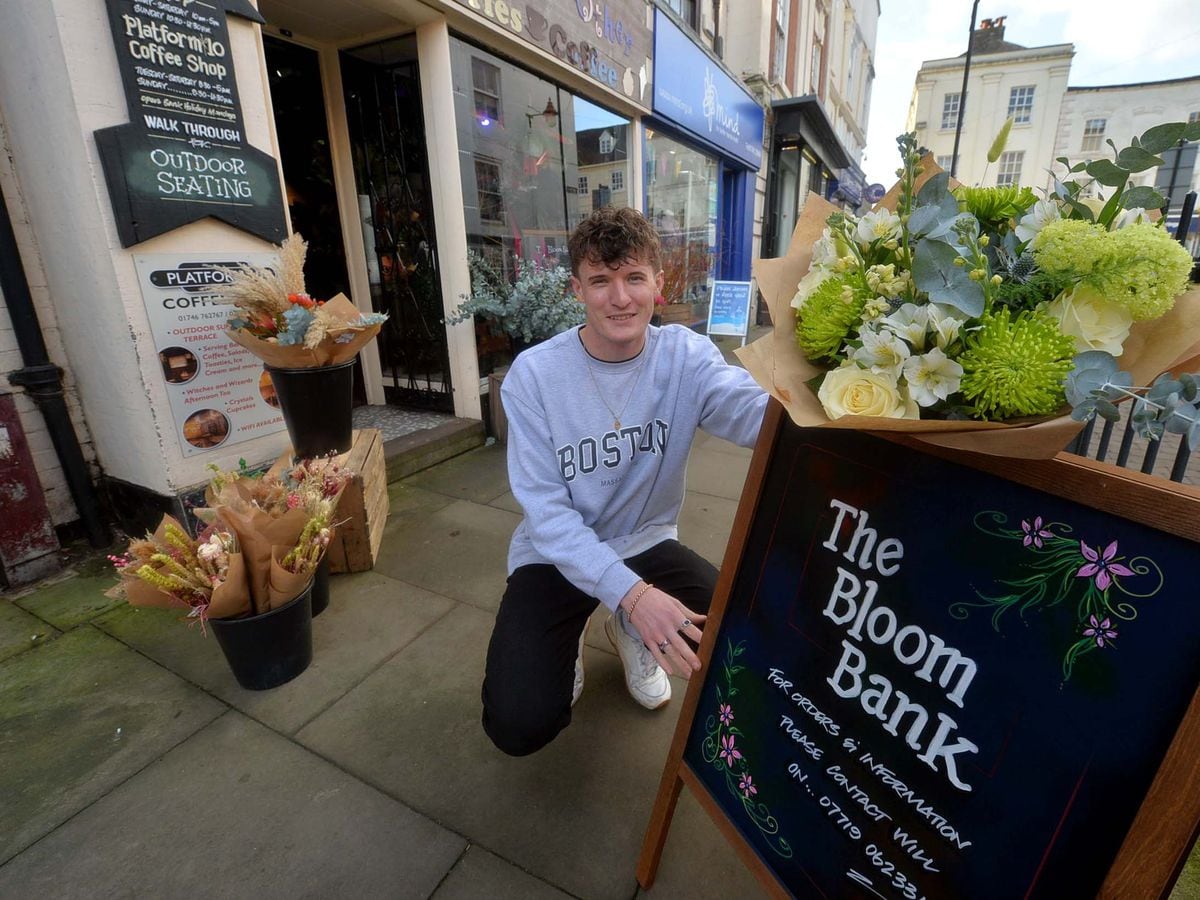 Will Simmons outside his new Bloom Bank florists