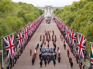 The funeral processior for Queen Elizabeth II
