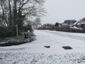 Snow in Wheaton Aston. Pic: Kirsten Rawlins