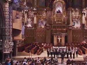 Ellesmere College chapel choir in Barcelona