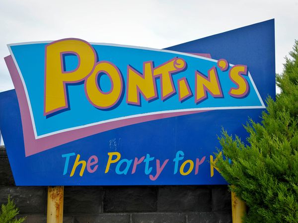 PA general view of Pontin’s signage at Brean, Somerset. (Ben Birchall/PA)
