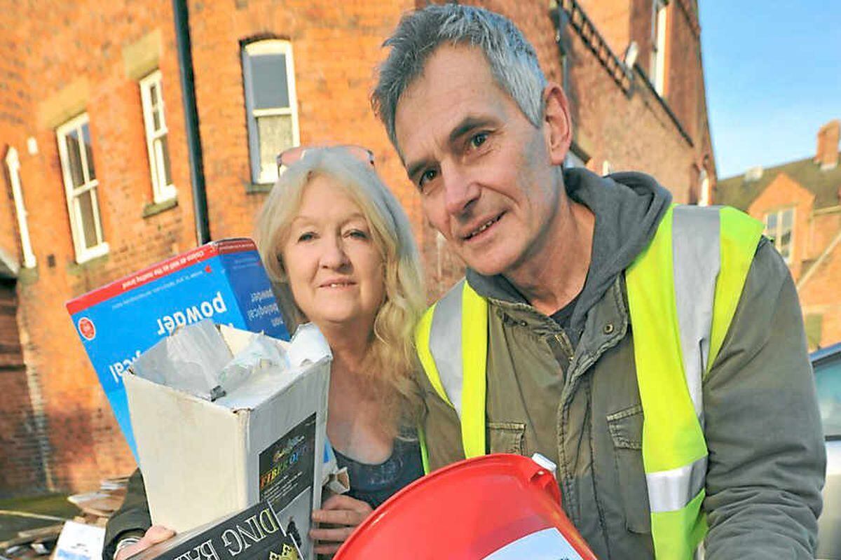 Shrewsbury cardboard collection is boost for charities