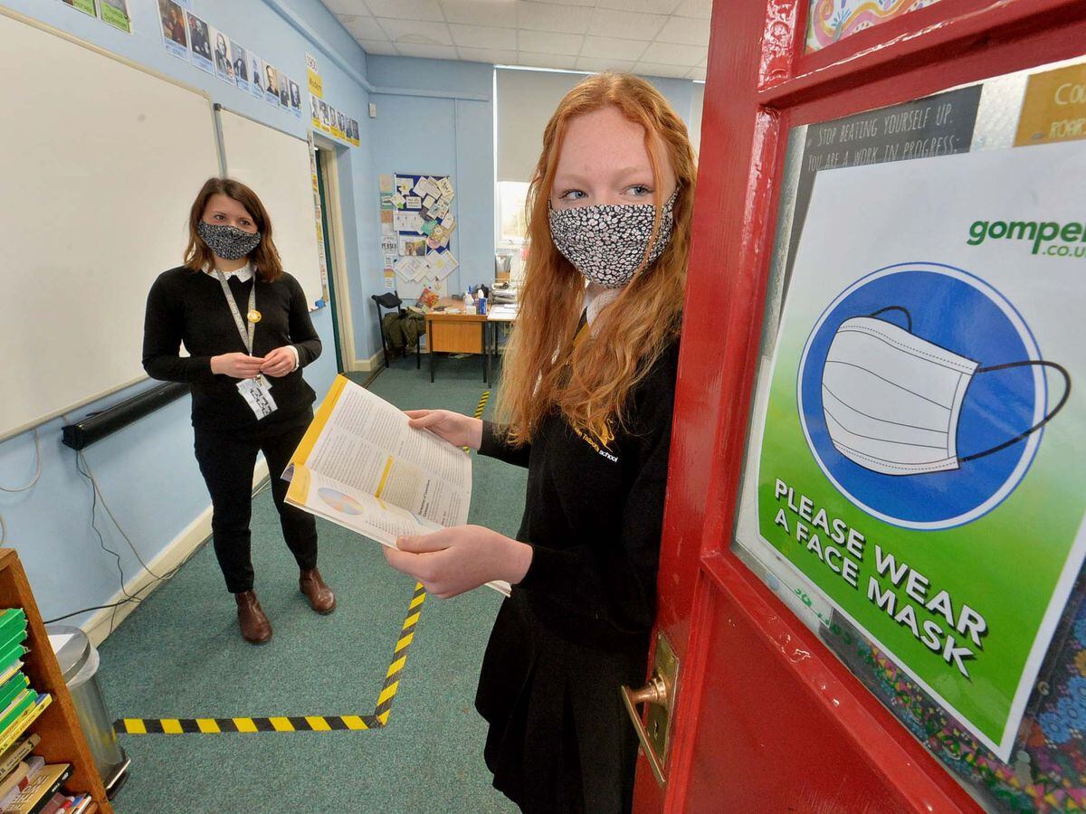 Masks could still appear in schools from September