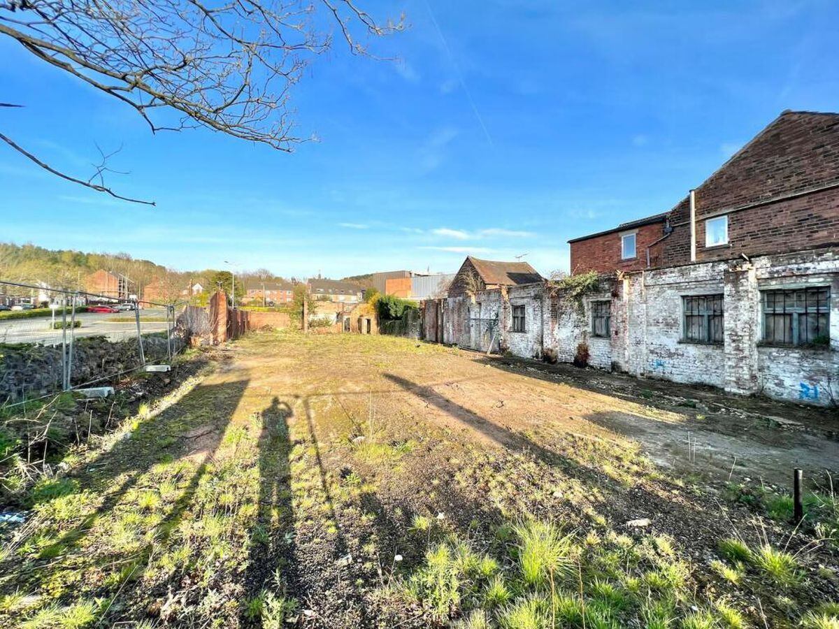 The site of the land up for sale in New Street, Oakengates. Photo: Rightmove