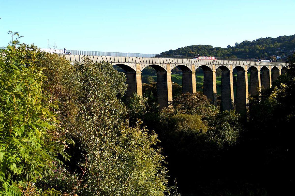 The Pontcysyllte aqueduct
