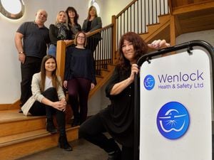 Founder Jackie Horsewood, front, with directors Becki Shenton and Laura Mort, and other members of staff Mark Roberts, Vicki Brown, Jarmila Camier and Emma Hinkley