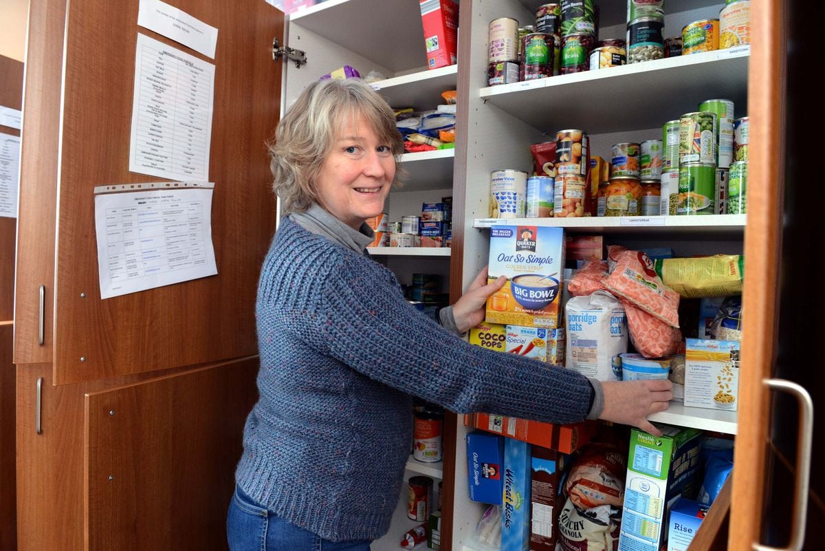 Ludlow Food bank co-ordinator Ruth Davies