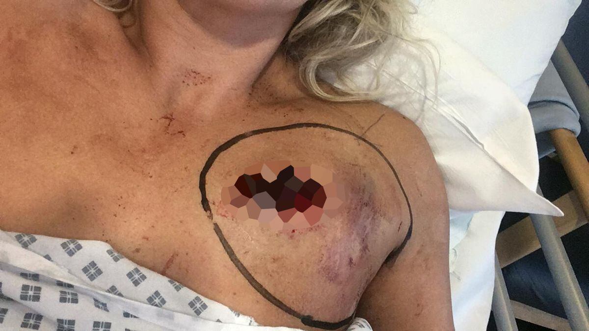 Deena Evans was stabbed in the chest by Martyn Smith