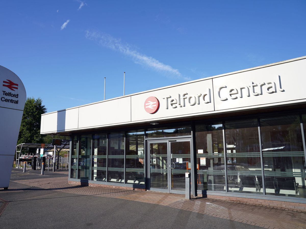 Telford Central had no trains on Tuesday, and will have none again on Thursday and Saturday