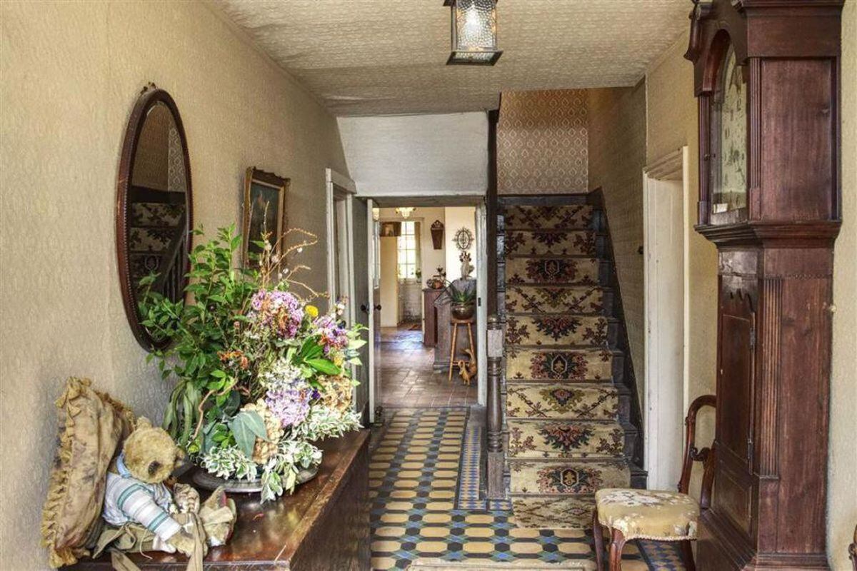The hallway in the farmhouse. Photo: Halls Estate Agents