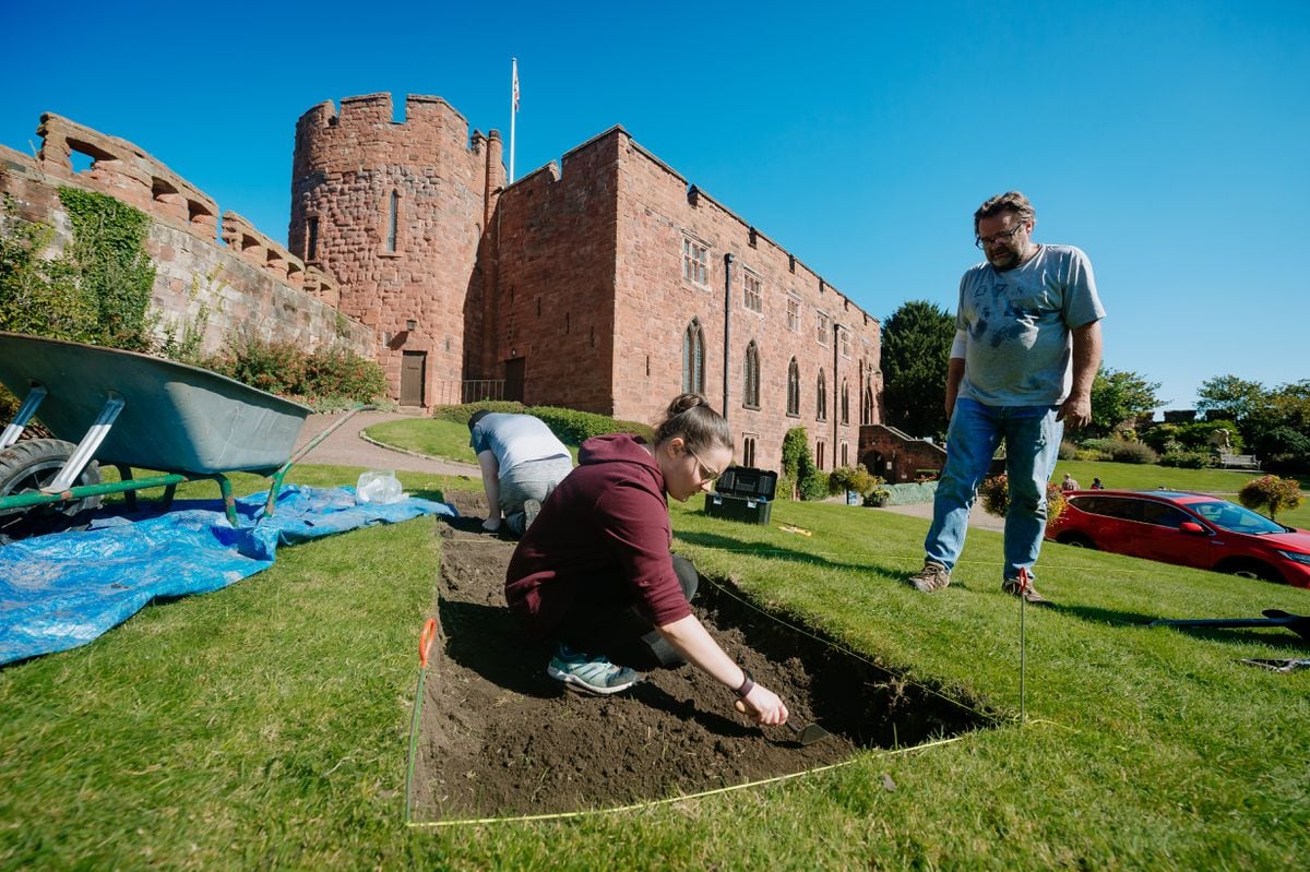Another Archaeological dig has begun at Shrewsbury Castle