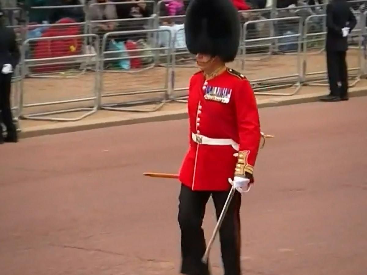 Andrew ‘Vern’ Stokes is in charge of all the military and ceremonial aspects of the State Funeral (Picture: Screengrab from a video posted by Royal Central)