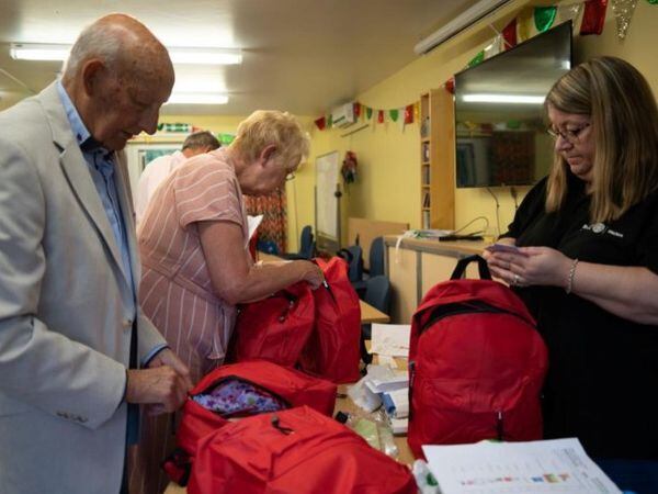 Market Drayton Rotary Club celebrate first anniversary by producing Buddy Bags