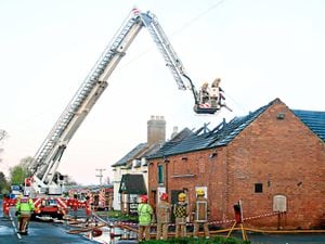 The Hare and Hounds in Cruckton was damaged in a fire in 2011