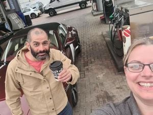 Lisa Crowther-James grabbed a selfie with Top Gear star Chris Harris